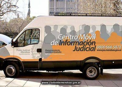 Centro móvil judicial estará en Rivadavia