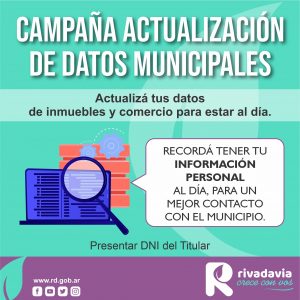Campaña Actualización de datos municipales